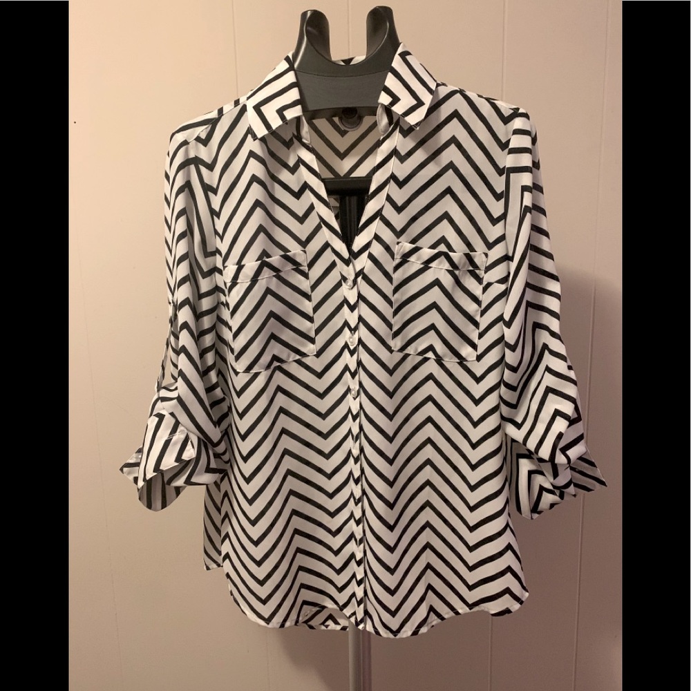 Express Button Down Dress Shirt